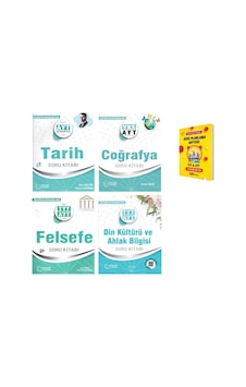 Ayt Tarih Coğrafya Tyt-ayt Felsefe Ve Din Soru Kitabı 4lü Set Ayt Tarih Coğrafya Tyt-ayt Felsefe Ve Din Soru Kitabı 4lü Set