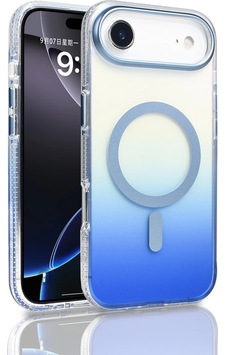 Apple Uyumlu iPad iPhone 17 Air Kılıf M-safe Şarj Özellikli Transparan Renk Geçişli Zore Toros Kapak Çok Renkli Apple Uyumlu iPad iPhone 17 Air Kılıf M-safe Şarj Özellikli Transparan Renk Geçişli Zore Toros Kapak Çok Renkli