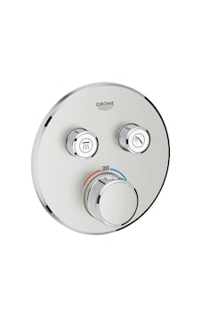 Grohe Grohtherm Smartcontrol 29119DC0 Çift Valfli Akış Kontrollü Ankastre Termostatik Duş Bataryası Gri Grohe Grohtherm Smartcontrol 29119DC0 Çift Valfli Akış Kontrollü Ankastre Termostatik Duş Bataryası Gri