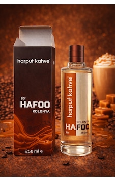 Harput Dibek Özel Üretim Kolonya 250 Ml Hafoo Karamel Kahve