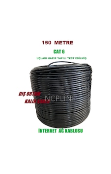 Eyepc Cat6 150 M Dış Ortam Internet Kablosu Bilgisayar Modem Arası CAT 6 Eyepc Cat6 150 M Dış Ortam Internet Kablosu Bilgisayar Modem Arası CAT 6