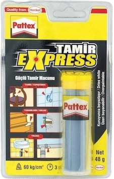 Pattex 1241088 Yapıştırıcı Tamir Express 48 Gr Pattex 1241088 Yapıştırıcı Tamir Express 48 Gr