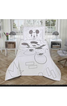 Taç Disney Mickey Enjoy Lisanslı Jakar Yatak Örtüsü-Çok Renkli Taç Disney Mickey Enjoy Lisanslı Jakar Yatak Örtüsü-Çok Renkli