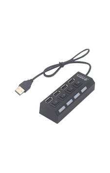 Usb Hub 4 Port Çoklayıcı Switch Anahtarlı 2.0 4863A Usb Hub 4 Port Çoklayıcı Switch Anahtarlı 2.0 4863A