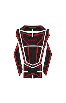 Honda Pcx 2021-2024 Kauçuk Tankpad Takımı Kırmızı Honda Pcx 2021-2024 Kauçuk Tankpad Takımı Kırmızı