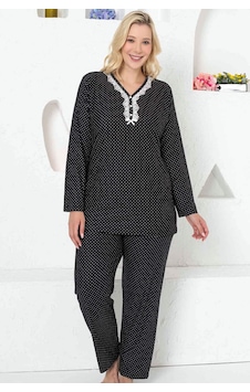 Alimer Kadın Siyah Süet Büyük Beden Pijama Takımı Edy2750ukb-s Siyah Alimer Kadın Siyah Süet Büyük Beden Pijama Takımı Edy2750ukb-s Siyah