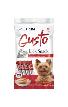 Gusto Lick Snack Kuzu Etli Ve Havuçlu 4x15 Gr Gusto Lick Snack Kuzu Etli Ve Havuçlu 4x15 Gr