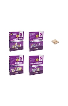 5. Sınıf Konu Anlatımlı Alıştırmalı Matematik Fen Türkçe Ve Sosyal Soru Bankası 4lü Set 5. Sınıf Konu Anlatımlı Alıştırmalı Matematik Fen Türkçe Ve Sosyal Soru Bankası 4lü Set
