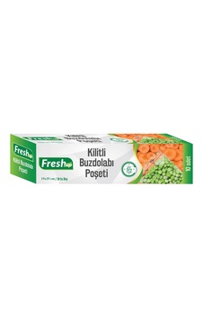Fresh-up Kilitli Buzdolabı Poşeti 19x25cm 10'lu Fresh-up Kilitli Buzdolabı Poşeti 19x25cm 10'lu