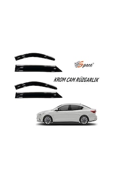 Ford Focus Krom Cam Rüzgarlığı 2019-2021- Caru419