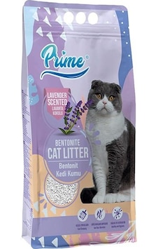 Prime Lavanta Kokulu Topaklaşan Kalın Bentonit Kedi Kumu 5 L Prime Lavanta Kokulu Topaklaşan Kalın Bentonit Kedi Kumu 5 L