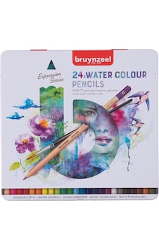 Bruynzeel Holland 24x Water Colour Pencils 24 Renk Sulu Kuru Boy Bruynzeel Holland 24x Water Colour Pencils 24 Renk Sulu Kuru Boy