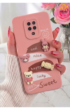 Fibaks Redmi Note 9 Pro/9s Uyumlu Kılıf Tasarımlı Desenli Kamera Korumalı Tavşan Pembe Yumuşak Silikon Kapak Fibaks Redmi Note 9 Pro/9s Uyumlu Kılıf Tasarımlı Desenli Kamera Korumalı Tavşan Pembe Yumuşak Silikon Kapak