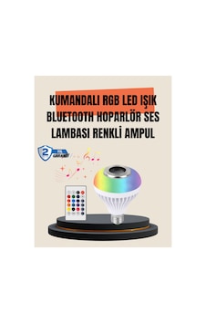 12w Led Aul Rkli Işık Dahili Hoparlör Özellikli