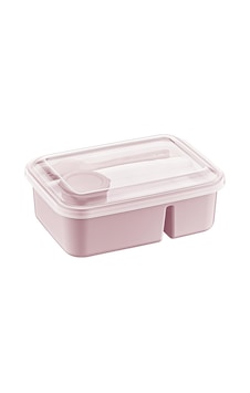Lunch To Go 3 Bölmeli Beslenme Kabı Sosluklu, Sızdırmaz Kapak, Bpa İçermez, 920 Ml + 40 Ml Pembe Bakır