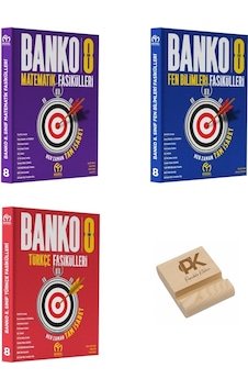 Model Eğitim Lgs 8. Sınıf Banko Matematik Fen Bilimleri Ve Türkçe Fasikülleri 3lü Set+telefon Standı Model Eğitim Lgs 8. Sınıf Banko Matematik Fen Bilimleri Ve Türkçe Fasikülleri 3lü Set+telefon Standı