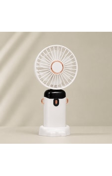 Feny Taşınabilir El Fanı, 5 Kademeli Soğutma, Dijital Göstergeli Mini Fan