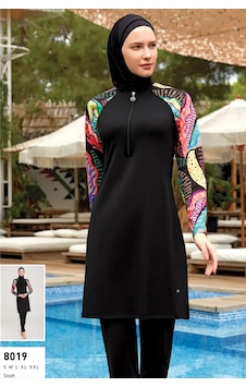Maresiva Kadın Uzun Kollu Likralı Tam Kapalı Tesettür Mayo 8019 Çok Renkli Maresiva Kadın Uzun Kollu Likralı Tam Kapalı Tesettür Mayo 8019 Çok Renkli