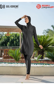 Ruko Mayo Gd Goldoremi Premium Kadın Büyük Beden Fermuarlı Esnek Paraşüt Hızlı Kuruyan Kumaş Tesettür Mayo Siyah Ruko Mayo Gd Goldoremi Premium Kadın Büyük Beden Fermuarlı Esnek Paraşüt Hızlı Kuruyan Kumaş Tesettür Mayo Siyah