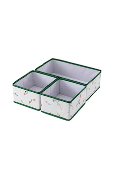 Stilera Floral Desen 3 Lü Düzenleyici Çok Renkli Stilera Floral Desen 3 Lü Düzenleyici Çok Renkli