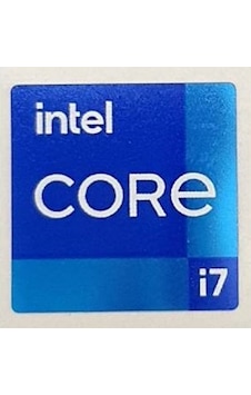 OEM intel CORE i7 11.ci ve 12.ci Nesil Sticker Etiket D86 OEM intel CORE i7 11.ci ve 12.ci Nesil Sticker Etiket D86