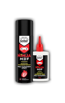 Selsil Ninja Hızlı Yapıştırıcı 50Gr + 200Ml Hızlı Yapıştırıcı Spr