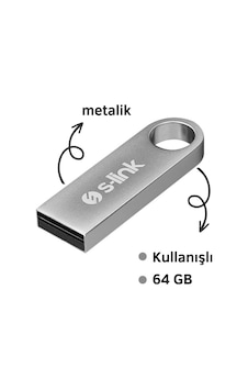 S-link Sl-u264 64 Gb Usb 2.0 Flash Driver Bellek S-link Sl-u264 64 Gb Usb 2.0 Flash Driver Bellek