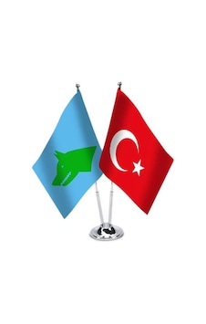 Göktürk Devleti ve Türk Bayrağı Masa Bayrak Takımı Göktürk Devleti ve Türk Bayrağı Masa Bayrak Takımı