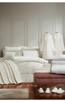 Özdilek -paisley Krem- 27 Parça Çift Kişilik Premium Çeyiz Seti Özdilek -paisley Krem- 27 Parça Çift Kişilik Premium Çeyiz Seti