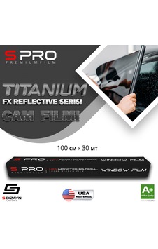 S Pro Cam Filmi Nano Titanium Fx Seris 2ply %50 50cm/30mt