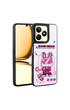 Zore Realme C55 Kılıf Parlayan Kabartmalı İkonik Figürlü Ogaa Amas Silikon Kapak - Beyaz Zore Realme C55 Kılıf Parlayan Kabartmalı İkonik Figürlü Ogaa Amas Silikon Kapak - Beyaz