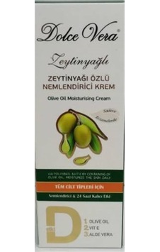 Dolce Vera Zeytinyağlı Nemlendirici Bakım Kremi 150 ML Dolce Vera Zeytinyağlı Nemlendirici Bakım Kremi 150 ML