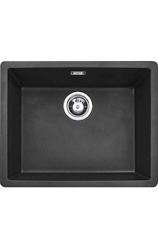 Atlante Tek Gözlü Alttan Yapıştırma Siyah Granit Eviye 55x44.5 Cm Siyah Atlante Tek Gözlü Alttan Yapıştırma Siyah Granit Eviye 55x44.5 Cm Siyah