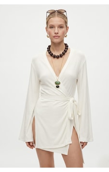 Ritnice Kadın Briana Ultra Soft Ekru Kimono
