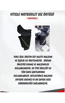 Vitesli Motosiklet Diz Örtüsü Universal Su Ve Rüzgar Geçirmez 1
