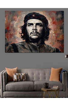 Che Guevara Karizmatik Portre Sanatı Dekoratif Kanvas - Mdf Ahşap Tablo Che Guevara Karizmatik Portre Sanatı Dekoratif Kanvas - Mdf Ahşap Tablo