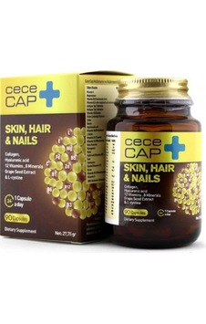 Cecemed Cece Cap Cilt-Saç-Tırnak Takviye Edici Gıda 90 Kapsül Cecemed Cece Cap Cilt-Saç-Tırnak Takviye Edici Gıda 90 Kapsül