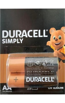 Duracell Simply LR6/MN1500 AA Kalem Pil 2'li