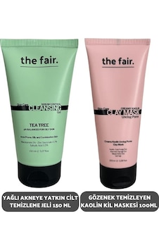 The Fair Sebum Control Yağlı ve Akneye Eğilimli Ciltler için Temizleme Jeli 150 ML + Kaolin Kil Maskesi 100 ML The Fair Sebum Control Yağlı ve Akneye Eğilimli Ciltler için Temizleme Jeli 150 ML + Kaolin Kil Maskesi 100 ML