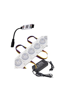 20 Adet 12 Volt 1.5 Watt Tek Lensli Rgb 3030 Led Modül Bluetooth Kumanda 5a Plastik Adaptör Set 20 Adet 12 Volt 1.5 Watt Tek Lensli Rgb 3030 Led Modül Bluetooth Kumanda 5a Plastik Adaptör Set