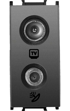 Viko Panasonic Thea Modüler Füme 1M Uydu Prizi Sat-Tv Sonlu Mekan Viko Panasonic Thea Modüler Füme 1M Uydu Prizi Sat-Tv Sonlu Mekan