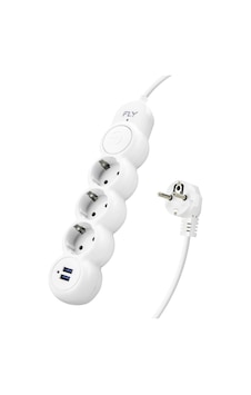 Termal Akım Korumalı Uzatma Kablosu 3 Priz + 2x Usb 2.1a Anahtarlı 2 M - Beyaz 3393-01 Normal Termal Akım Korumalı Uzatma Kablosu 3 Priz + 2x Usb 2.1a Anahtarlı 2 M - Beyaz 3393-01 Normal
