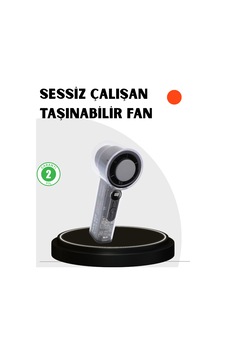 Kompakt Dijital Ekranlı Fan 100 Seviye Hız + Sessiz Çalışma Belirtilmemiş