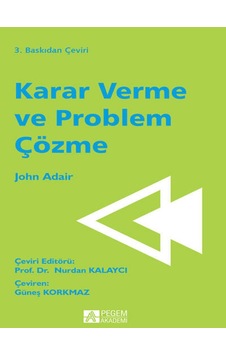 Karar Verme Ve Problem Çözme - Pegem Akademi Yayıncılık
