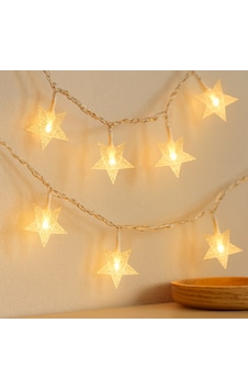 5m Led Yıldız Işık Zinciri - Gün Işığı, Fişli