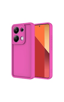 Xiaomi Poco M6 Pro 4g Kılıf Kamera Korumalı Kalın Kenarlı Viera Silikon Case Pembe Koyu Xiaomi Poco M6 Pro 4g Kılıf Kamera Korumalı Kalın Kenarlı Viera Silikon Case Pembe Koyu