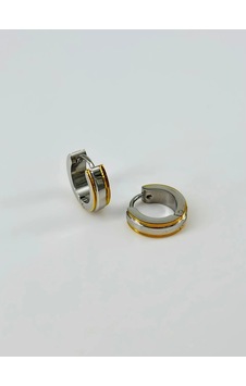 Rodyum Ve Çelik Erkek Küpe Çap 9 Mm Kalınlık 4 Mm - Ekp0002 Çok Renkli Rodyum Ve Çelik Erkek Küpe Çap 9 Mm Kalınlık 4 Mm - Ekp0002 Çok Renkli