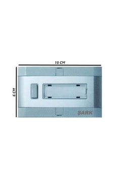 1'li Aluminyum Zil Butonu Işıklı Hp'siz Yenişark