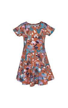 Lovetti Kahverengi Kız Çocuk Forest Animals Desen Kısa Kol Kloşe Etek Elbise 5910-143K017 Kahverengi Lovetti Kahverengi Kız Çocuk Forest Animals Desen Kısa Kol Kloşe Etek Elbise 5910-143K017 Kahverengi