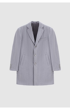 D's Damat Ds Damat Regular Fit Gri Çizgili Yünlü Palto 1hf083220016m Gri D's Damat Ds Damat Regular Fit Gri Çizgili Yünlü Palto 1hf083220016m Gri